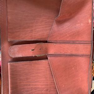 Laptop/work leather Moroccan bag.